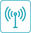 Ícone de Antena Coletiva, Antenas Digitais e Analógicas